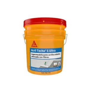 Sika Acril Techo 5 Ultra Blanco Cubeta de 18 L